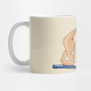 Cat and yoga Mug